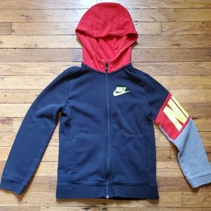 Boy's Nike Color Block Hoodie